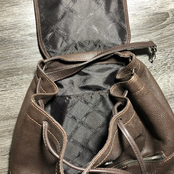 Longchamp Leather Backpack